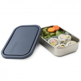 Boite rectangulaire en inox avec séparateur - 740 ml - couvercle Marine