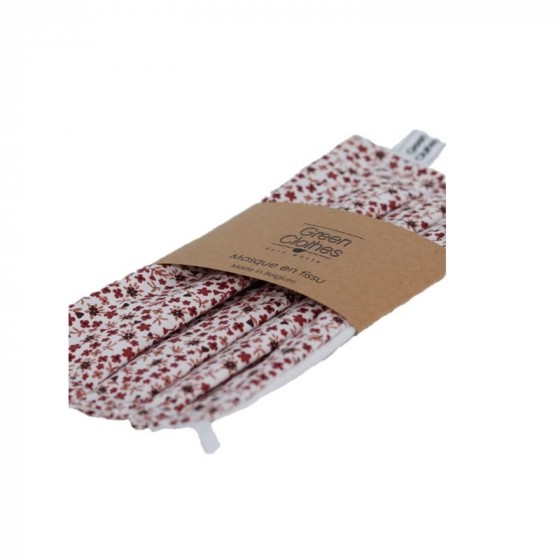 Masque buccal adulte - Fleurs Masque buccal adulte - Fleurs