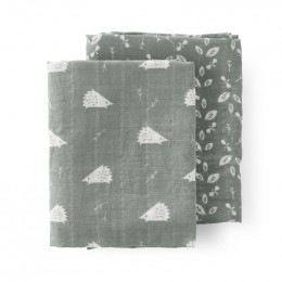 Set de 2 langes tétra Hedgehog - 70x60 cm