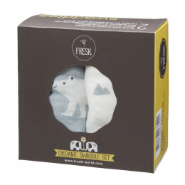 Set de 2 langes tétra Polar Bear - 70x60 cm