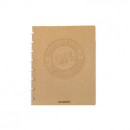 Cahier à anneaux A5 à carreaux