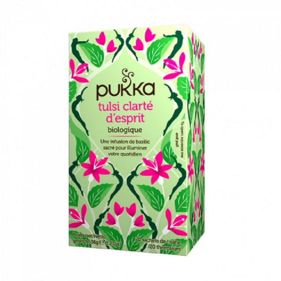 Tisane Bio - tulsi clarté d'esprit - 20 infusettes Tisane Bio - tulsi clarté d'esprit - 20 infusettes