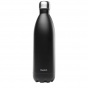 Gourde bouteille nomade isotherme - 1 litre - Noir mat