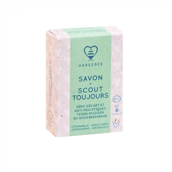 Savon Bio - Scout toujours - Cire et citronnelle - 100 g