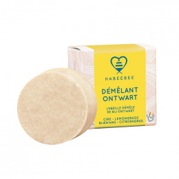 Démêlant solide BIO cire & lemongrass 60 g - HABEEBEE