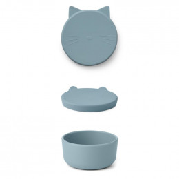 Boîte à collations Cornelius - Cat sea blue