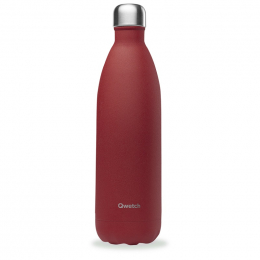 Gourde bouteille nomade isotherme - 1 litre - Granite rouge