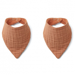 Set de 2 bavoirs Andrea - Tuscany rose