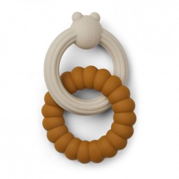 Anneau de dentition Herbert - Mr bear mustard sandy mix