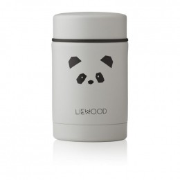Pot alimentaire thermique Nadja - Panda light grey