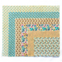 Film ciré réutilisable M - 25 x 30 cm - motifs aléatoires