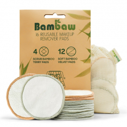 Disques démaquillants 16 pièces - Bambaw