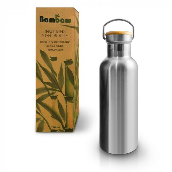 Bouteille gourde isotherme en inox 750 ml