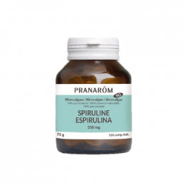 Micro-algues : spiruline BIO - 150 comprimés - Pranarôm