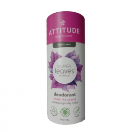 Déodorant solide Thé blanc Super leaves 85 g - Attitude