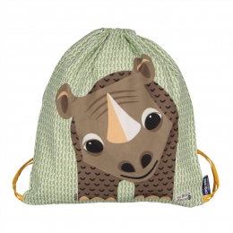 Sac d'activités enfant en coton BIO - Bébé rhino
