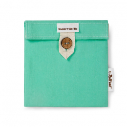 Pochette casse-croûtes lavable et réutilisable Snack'n'Go - Turquoise