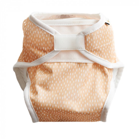 Couche lavable TE1 en coton BIO- Gouttes Jaune Couche lavable TE1 en coton BIO- Gouttes Jaune