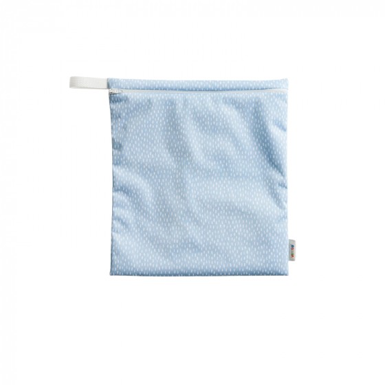 Sac pochette imperméable Medium - Gouttes Bleu Sac pochette imperméable Medium - Gouttes Bleu