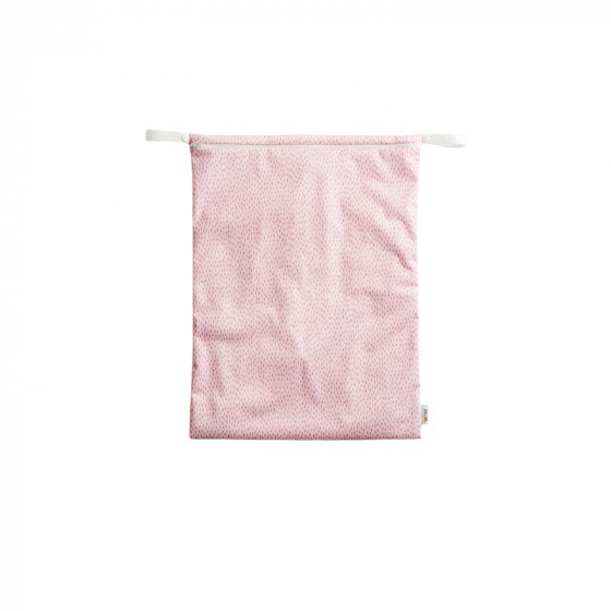 Sac pochette imperméable Large - Gouttes Rose Sac pochette imperméable Large - Gouttes Rose