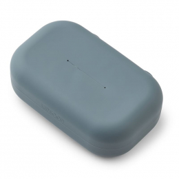 Housse pour lingettes bébé Emi - Whale blue
