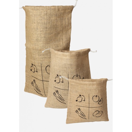 Sac en jute pour fruits et légumes - M Sac en jute pour fruits et légumes - M