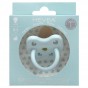 Tétine ronde en caoutchouc - Canards - 0-3 mois - Baby blue