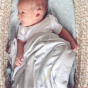Couverture pour photos étapes de bébé - Pastel Grey