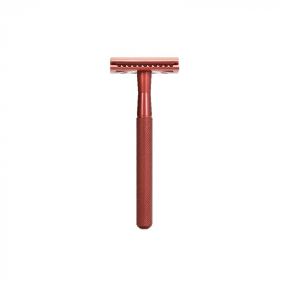 Rasoir de sûreté en métal - Rouge Rasoir de sûreté en métal - Rouge