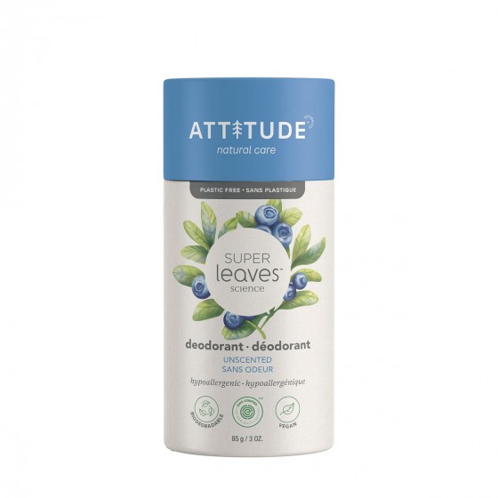 Déodorant solide - Super leaves - Sans parfum - 85 g Déodorant solide - Super leaves - Sans parfum - 85 g