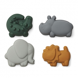 Moules de plage Gill - 4-pack - Safari sandy mix
