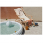 Seau de plage Ross - Whale blue & golden caramel mix