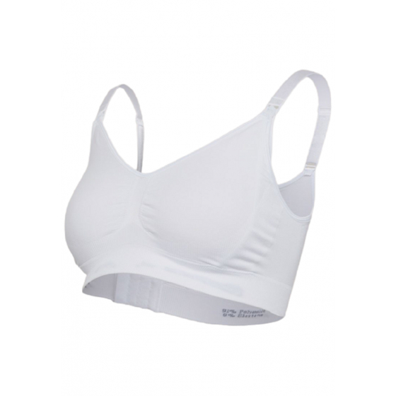 Soutien-gorge grossesse et allaitement doux - Blanc Soutien-gorge grossesse et allaitement doux - Blanc