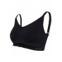 Soutien-gorge grossesse et allaitement doux - Noir