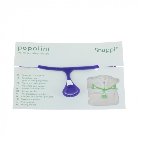 Snappi - Pinces auto-agrippantes pour couches lavables