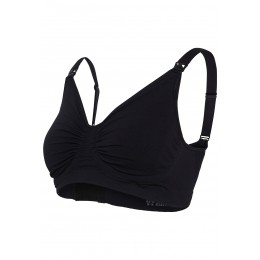 Soutien-gorge d’allaitement à armatures Carri-Gel™ sans coutures - Noir