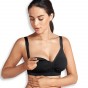 Soutien-gorge d’allaitement à armatures Carri-Gel™ sans coutures - Noir