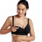Soutien-gorge d’allaitement à armatures Carri-Gel™ sans coutures - Noir