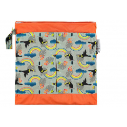 Sac à couches imperméable 2 poches - Toucans