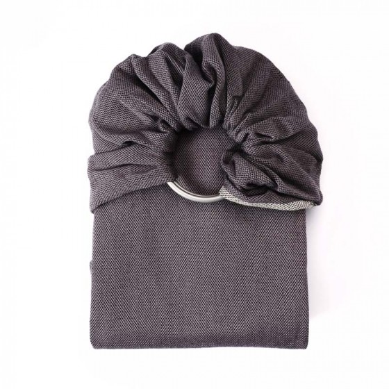 Echarpe de portage sans nœud - Sling tissé - Anthracite Echarpe de portage sans nœud - Sling tissé - Anthracite