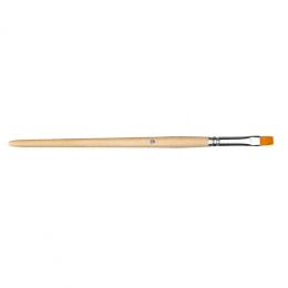 Pinceau plat n°6 en bois FSC