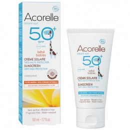 Crème solaire très haute protection pour bébé 50+ SPF 50 ml