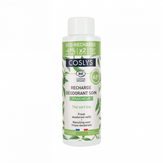 Recharge déodorant soin fraîcheur - Thé vert bio - 100 ml