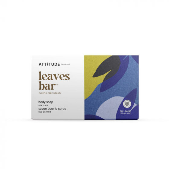 Attitude - Savon pour le corps - Leaves bar - Sel de mer