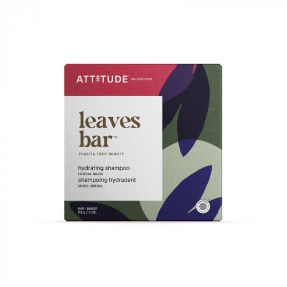 Attitude - Shampoing hydratant - Leaves bar - Musc herbal