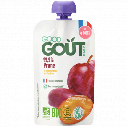 Gourde de fruit : prune - 120 g - à partir 4 mois