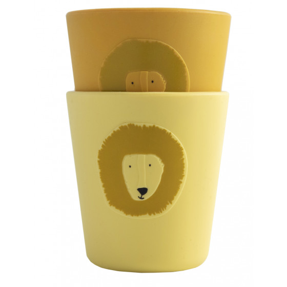 Gobelets en silicone - 2-pack - Mr. Lion