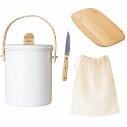 Coffret zéro déchet Compost et accessoires - Pebbly