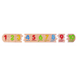 Puzzle en bois "chiffres" - à partir de 3 ans