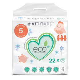 Couches écologiques Junior 12kg+ - 22 langes